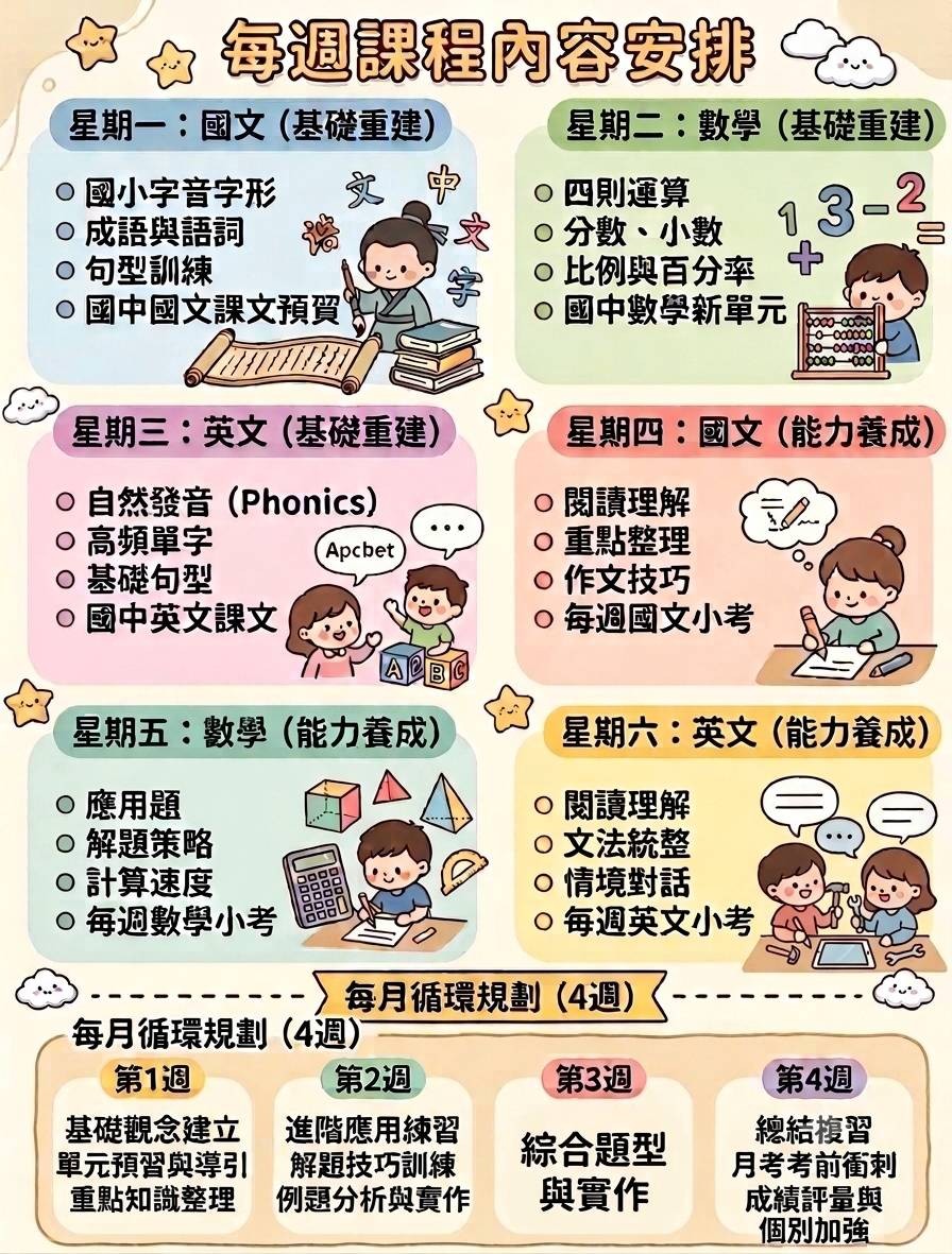 國中基礎重建班